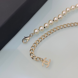 Essenceofluxury Womens Jewelry Chanel Crystals CC Pearls Necklaces A39PP280 AA200927
