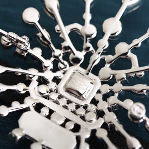 Essenceofluxury Womens Jewelry Chanel Crystals Flower Brooch in Silver A205PP280 AA201383