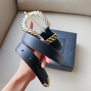 Essenceofluxury Womens Belts Saint Laurent YSL Leather Belt 30MM A175PP240 AA201633