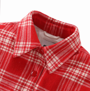 Essenceofluxury Womens Clothing Miu Miu Check Plaid Down Jacket Red SML A155PP880 AA201576