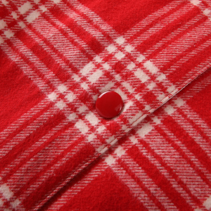 Essenceofluxury Womens Clothing Miu Miu Check Plaid Down Jacket Red SML A155PP880 AA201576