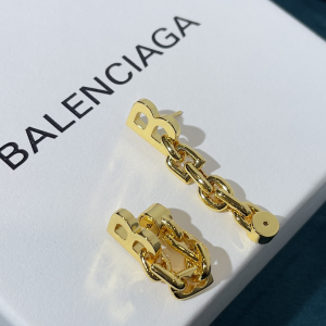 Essenceofluxury Womens Jewelry Balenciaga Gold Earrings A205PP180 AA201642
