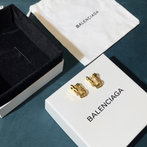 Essenceofluxury Womens Jewelry Balenciaga Gold Earrings A205PP180 AA201642