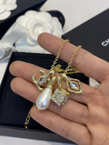 Chanel Pendant Chain Necklaces 