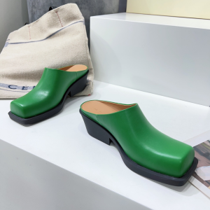 Armani Leather Mule Green 