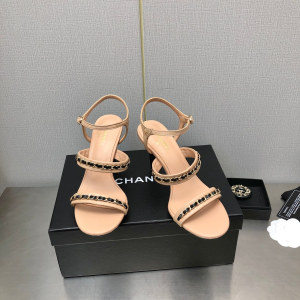 Essenceofluxury Womens Shoes Chanel Leather Sandals in Beige 35 To 41 A151PP480 AA201829