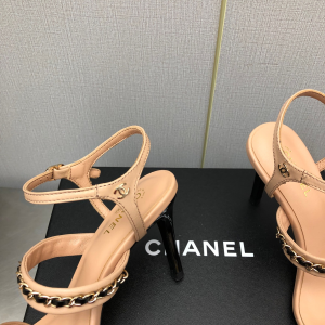 Essenceofluxury Womens Shoes Chanel Leather Sandals in Beige 35 To 41 A151PP480 AA201829