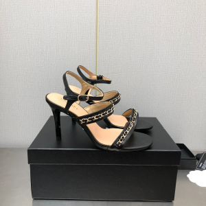 Essenceofluxury Womens Shoes Chanel Leather Sandals in Black 35 To 41 A151PP480 AA201830