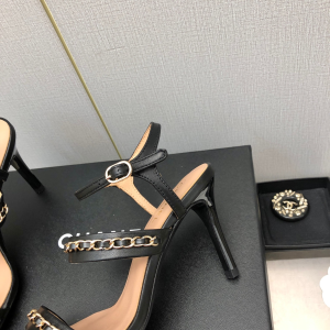 Essenceofluxury Womens Shoes Chanel Leather Sandals in Black 35 To 41 A151PP480 AA201830