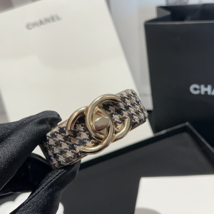 Essenceofluxury Womens Jewelry Chanel Trunoff CC Logo Tweed Bracelet A173PP280 AA201866