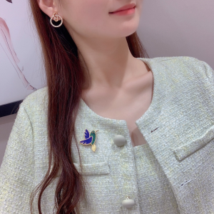 Essenceofluxury Womens Jewelry Van Cleef Arpels Lucky Animals Bird Brooch A205PP380 AA201948