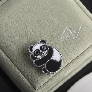 Van Cleef Arpels Lucky Animals Panda Brooch 