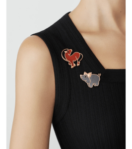 Essenceofluxury Womens Jewelry Van Cleef Arpels Lucky Animals Pig Brooch A205PP380 AA201950