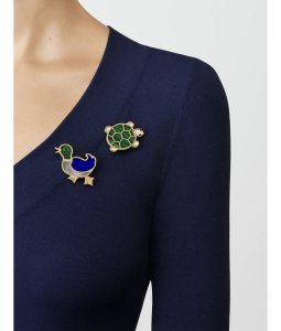 Essenceofluxury Womens Jewelry Van Cleef Arpels Lucky Animals Turtle Brooch A205PP380 AA201946