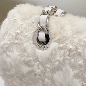 Essenceofluxury Womens Handbags Chanel White Shearling Flap Bag A103PP1480 AA201975