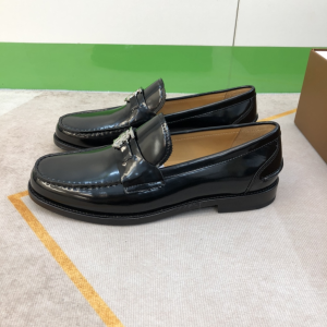 Essenceofluxury Mens Shoes Burberry Monogram Motif Leather Loafers 39 To 45 A151PP680 AA202034