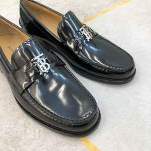 Essenceofluxury Mens Shoes Burberry Monogram Motif Leather Loafers 39 To 45 A151PP680 AA202034