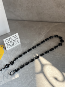 Loewe Donut Chain Shoulder Strap Black 