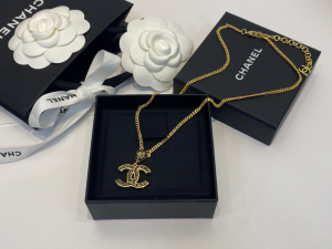 Chanel CC Logo Pendant Necklaces 