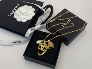 Chanel CC Logo Pendant Necklaces 