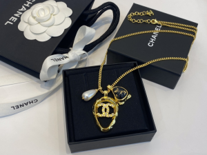 Chanel CC Logo Pendant Necklaces 