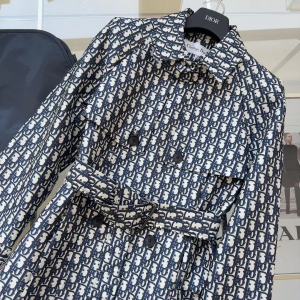 Essenceofluxury Womens Clothing Dior Oblique Trench Coat SML A227PP880 AA202502