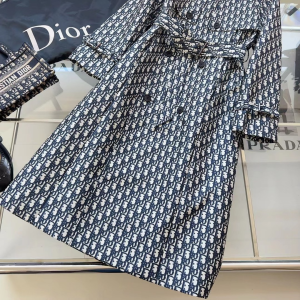 Essenceofluxury Womens Clothing Dior Oblique Trench Coat SML A227PP880 AA202502