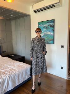 Essenceofluxury Womens Clothing Dior Oblique Trench Coat SML A227PP880 AA202502