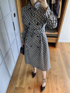 Essenceofluxury Womens Clothing Dior Oblique Trench Coat SML A227PP880 AA202502