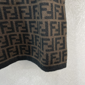 Essenceofluxury Womens Clothing Fendi Brown Wool Sweater SML A227PP580 AA202505