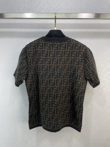 Essenceofluxury Womens Clothing Fendi Brown Wool Sweater SML A227PP580 AA202505