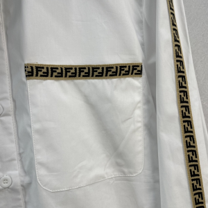 Essenceofluxury Womens Clothing Fendi White Cotton Shirt SML A227PP480 AA202503