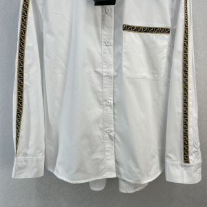 Essenceofluxury Womens Clothing Fendi White Cotton Shirt SML A227PP480 AA202503