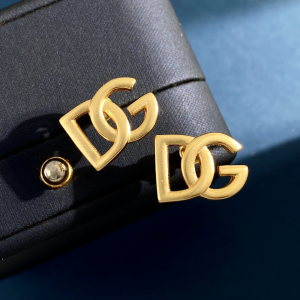 Dolce Gabbana DG Logo Clip on Earrings 