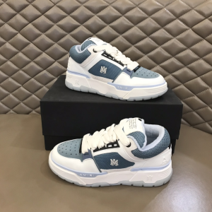 Amiri MA1 Mesh and Leather Sneakers White Blue Amiri MA1 Mesh and Leather Sneakers White Blue