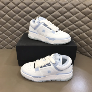 Amiri MA1 Mesh and Leather Sneakers White Blue Amiri MA1 Mesh and Leather Sneakers White Blue