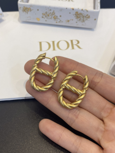 Dior Gold Earrings 