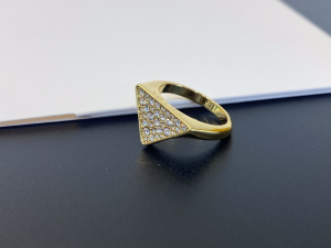 Prada Eternal Gold Signet Rings Yellow Gold Diamonds Prada Eternal Gold Signet Rings Yellow Gold Diamonds