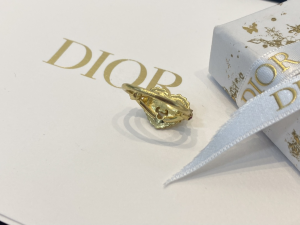 Essenceofluxury Womens Jewelry Dior Gold Heart Rings A39PP100 AA203897
