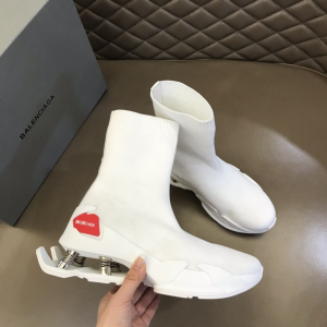 Balenciaga Speed Trainers Knit Sneaker Boot White Balenciaga Speed Trainers Knit Sneaker Boot White