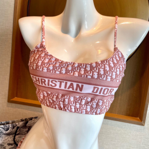 Essenceofluxury Free Gift Dior Pink Oblique Swimsuit Bikini SML A123PP90 AA204735