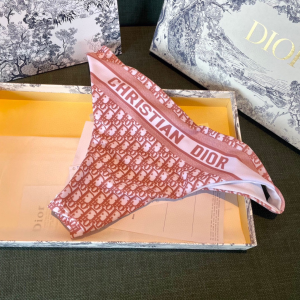 Essenceofluxury Free Gift Dior Pink Oblique Swimsuit Bikini SML A123PP90 AA204735