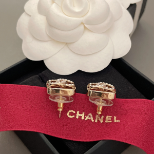 Essenceofluxury Womens Jewelry Chanel Crystals CC Logo Earrings A152PP180 AA205032