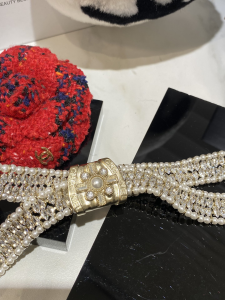 Essenceofluxury Womens Jewelry Chanel Pearls Bow Choker Necklace A152PP380 AA205031