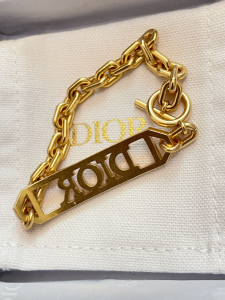 Essenceofluxury Womens Jewelry Dior Gold Chain Bracelet A152PP180 AA205030