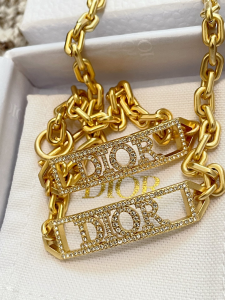 Essenceofluxury Womens Jewelry Dior Gold Chain Bracelet A152PP180 AA205030