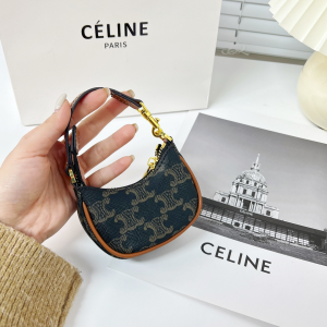 Celine Micro Ava Bag Charm Triomphe Canvas 
