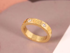 Essenceofluxury Womens Jewelry Gucci GG Icon Rings with Diamond A62PP180 AA205211