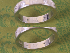 Essenceofluxury Womens Jewelry Gucci GG Icon Rings with Diamond A62PP180 AA205211