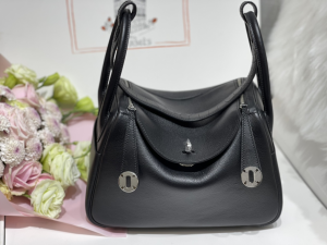 Hermes Lindy 26 Bag Black Swift